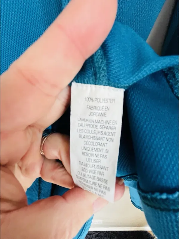 LL Bean Mid Weight Pullover Long Sleeve Crewneck Top XL Blue Base Layer - Image 5