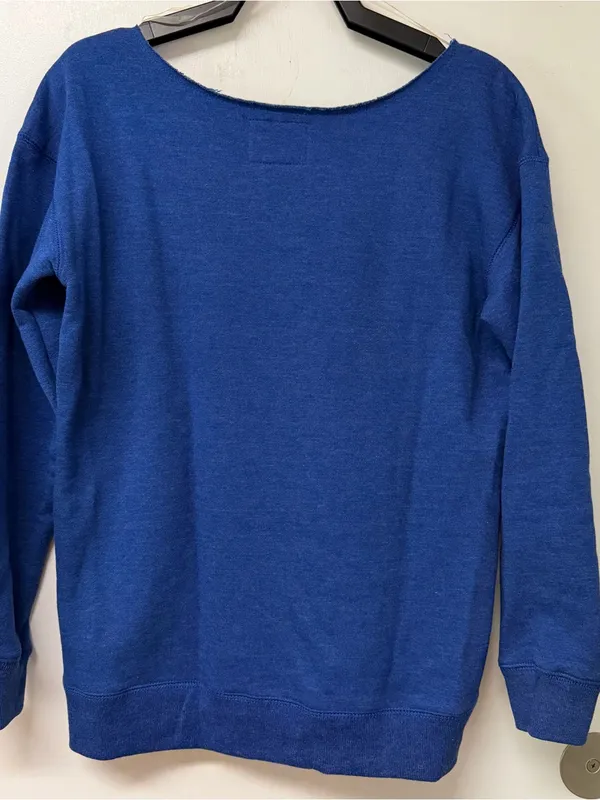 New York Knicks Women's Blue Crewneck Sweatshirt - Image 2