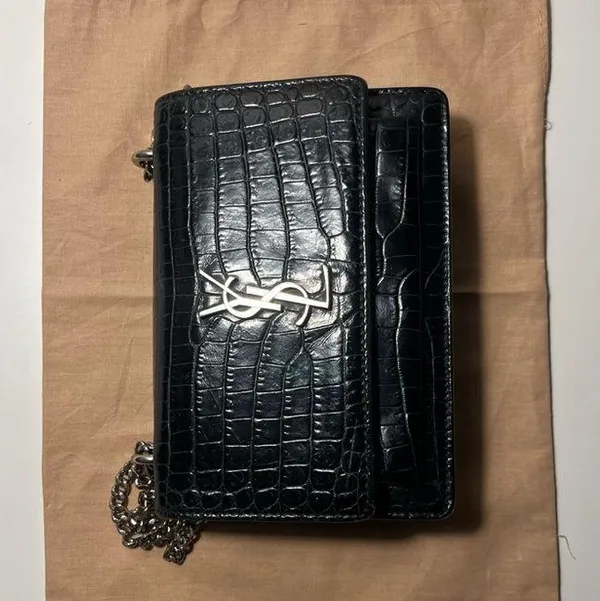 Miu Miu Authentic Wallet On Chain WOC Handbag Purse Dustbag - Image 3