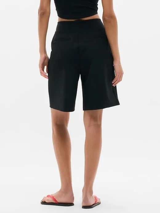 Athleta Black Tailored Bermuda Shorts - Image 2