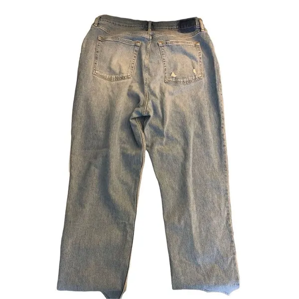 Abercrombie and Fitch The 90's Straight Ultra High Rise Curve Love 34 18 NEW - Image 2
