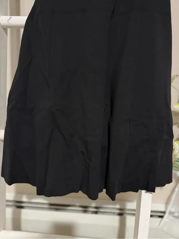 Theory Black One-Shoulder Mini Dress - Image 6