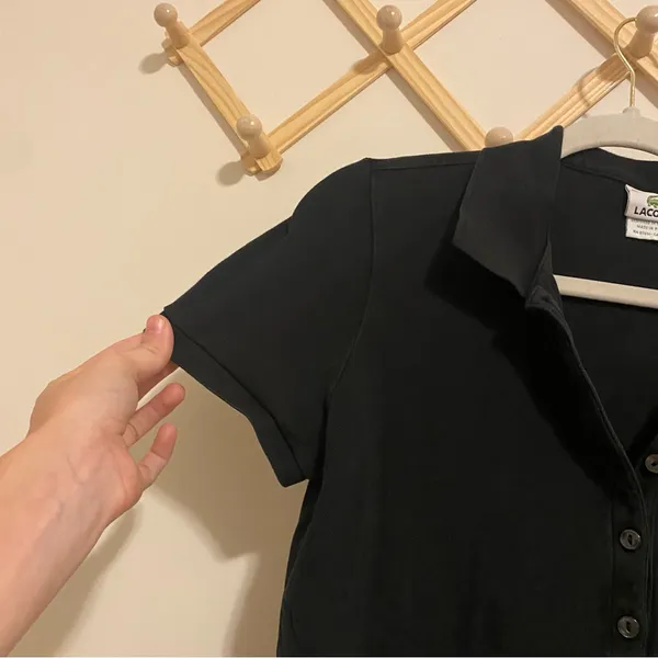 Lacoste Black Polo Shirt size 42 - Image 2