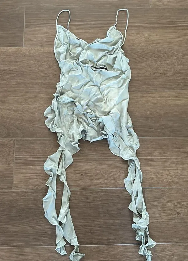 Zara top with frill - Image 3
