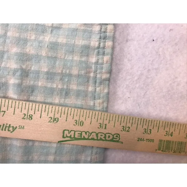American Eagle‎ Mini Dress Womens M Green NWT Mixed Gingham Plaid Linen Blend - Image 8