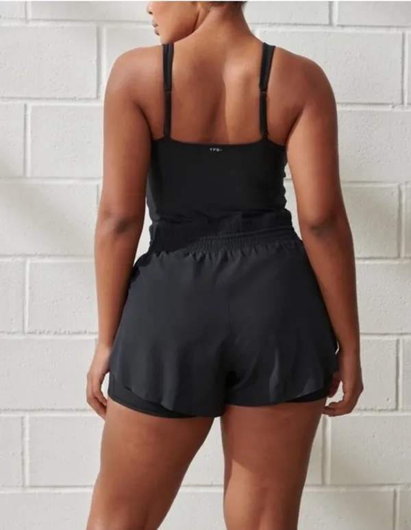 Abercrombie YPB sculptLUX Hybrid Flyaway Romper - Image 2