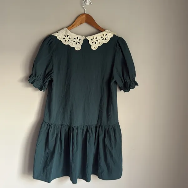 Tuckernuck Pomander Place peacock green knit dress XS - Image 6