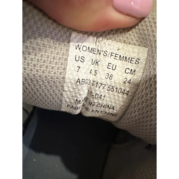 The North Face Womens Grey Blue Trail Hiking Shoes ABG3 T177 Size 7 - Image 7