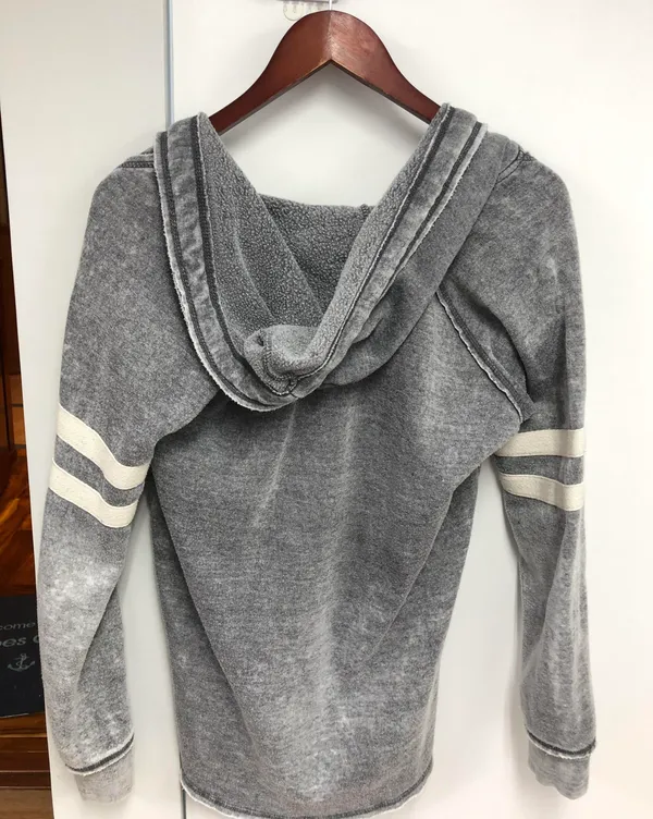 Ocean Drive Pullover Gray Hoodie - Image 2