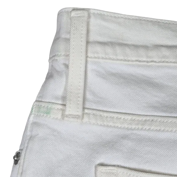 J. Crew Slim Boyfriend Jeans White Denim Size 32 Reimagined‎ Cotton Blend - Image 8