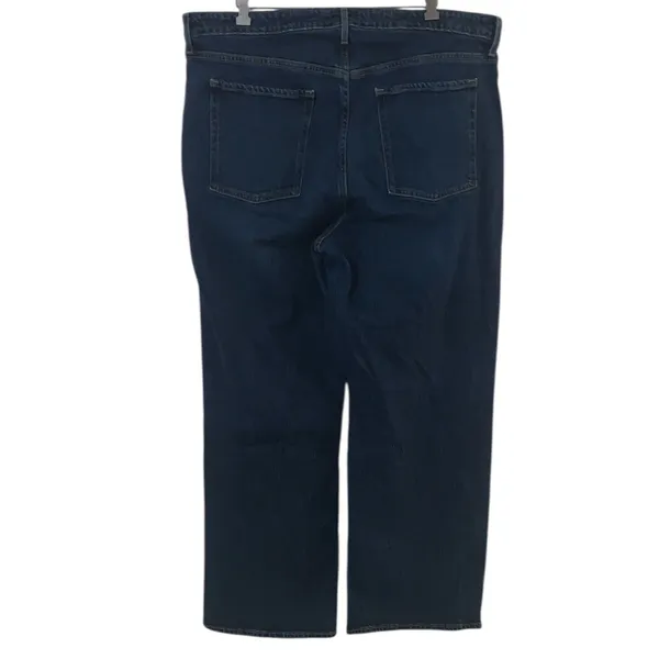 Old Navy Extra High Rise Sky Hi Wide Leg Blue Jeans Woman’s 18 - Image 4