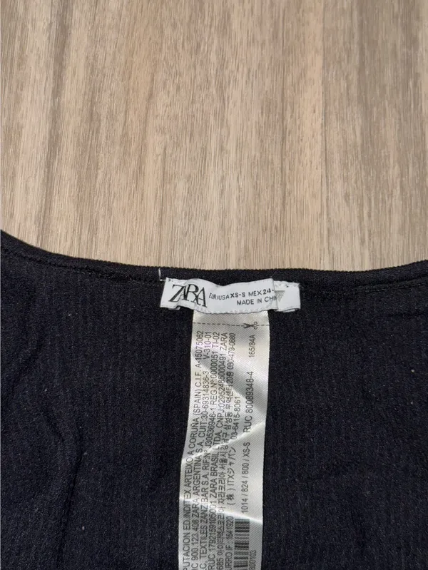 ZARA Cropped Long Sleeve - Image 3