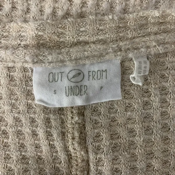 Urban Outfitters Cream V Neck Long Sleeve‎ Top Small Boho Slouchy Knit - Image 4