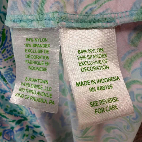 Lilly Pulitzer Johana Cover Up Swim Dress Womens L Surf Blue Sea Life Beachcore - Image 12