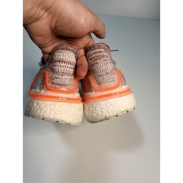 Adidas Ultraboost Women's Running Shoes Sneakers Coral Glow Blue Size 8 - Image 4