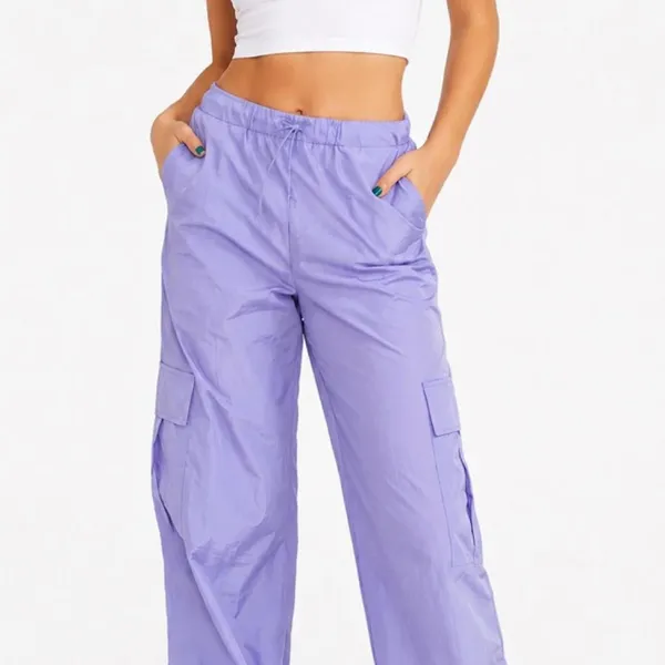 HYFVE Women's Purple Trousers - Image 6
