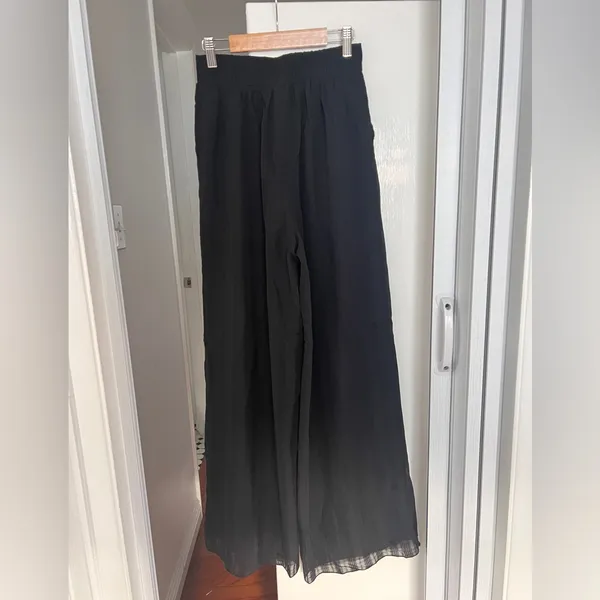 Disturbia Almost Everything Tabitha Wide Leg Check Trousers Wide Leg US4 - Image 7