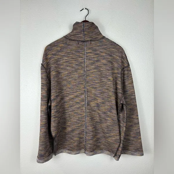 Free‎ People We the Free Sunny Days S Multicolored Turtlenck Long Sleeve Sweater - Image 6