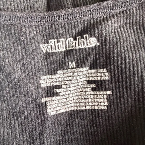 Wild Fable Women’s Black Fitted T-Shirt - Image 3