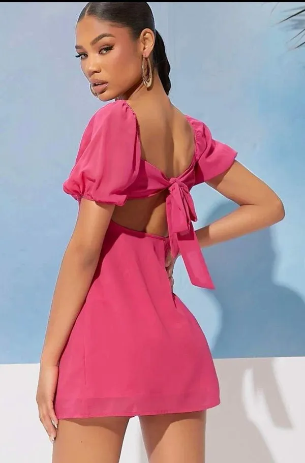 pink mini dress - Image 2