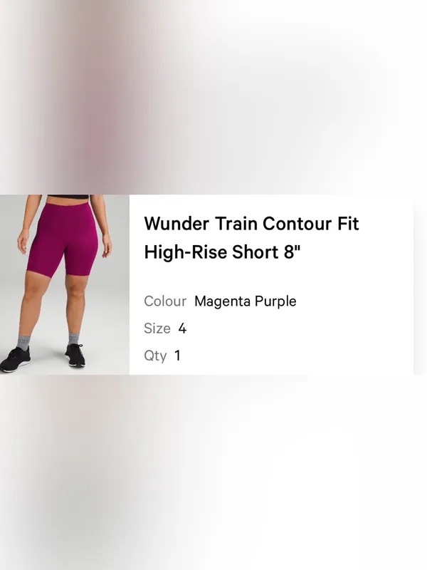 Lululemon Wunder Train Biker Shorts - Image 5
