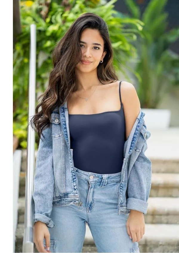 Amazon NWT • Spaghetti Strap Bodysuit - Image 2