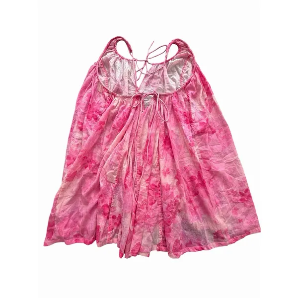 Free People Intimately Dress Medium Sweet & Sour Mini Slip Floral Pink #HHH7-1 - Image 11