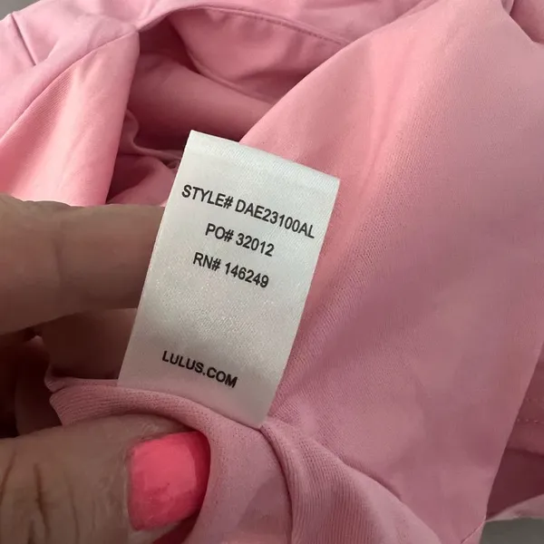 Lulu’s Lots of Love Light Pink Strapless Midi strapless flounce Dress - Image 13