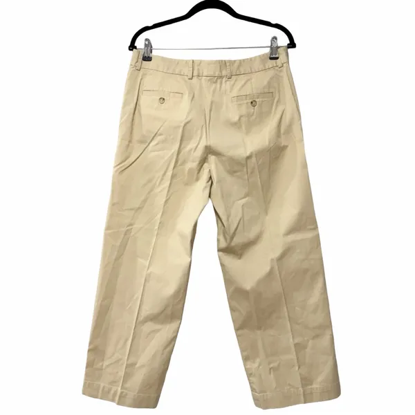 LAUREN RALPH LAUREN Chino Beige Workwear Mid Rise Straight Trousers Sz 8 - Image 4