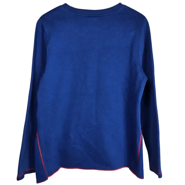 NFL For Her‎ New York Giants Blue Sweatshirt Womens Large DV73 SDHF Pocket - Image 2