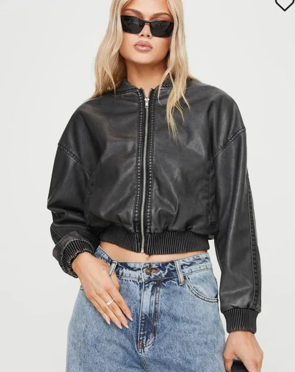 Princess Polly Leather Jacket - Image 2