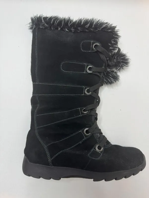 Waterproof Gojo Black Suede Boots Size 8.5M - Image 12