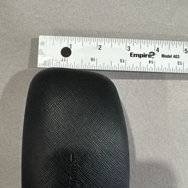 Salvatore Ferragamo Sunglasses Eyewear Hard Case Logo Black Textured Storage - Image 11