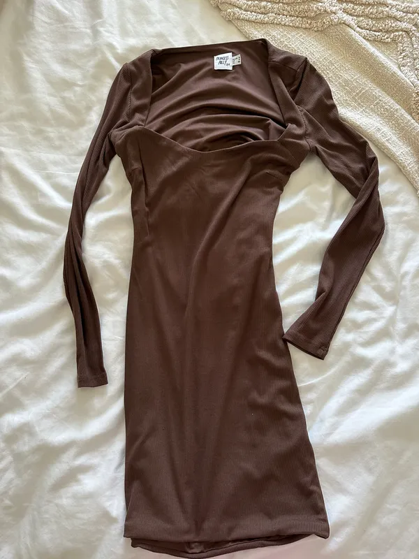Princess Polly Brown Mini Dress - Image 3