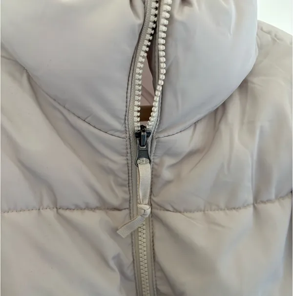 Divided Light Beige Puffer Jacket - Image 4