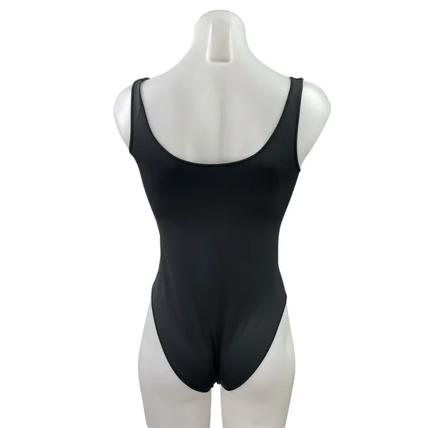 Skims Women's Black Sleeveless Scoop Neck Stretch Cami Tank Bodysuit Top XXS/XS - Image 3