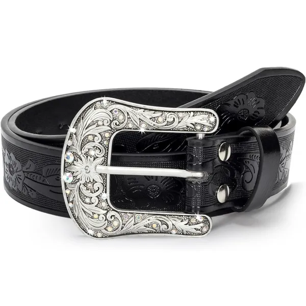 Eohak Western-Belt-for-Women-Cowgirl, PU-Leather with Vintage-Carved-Buckle - Image 6
