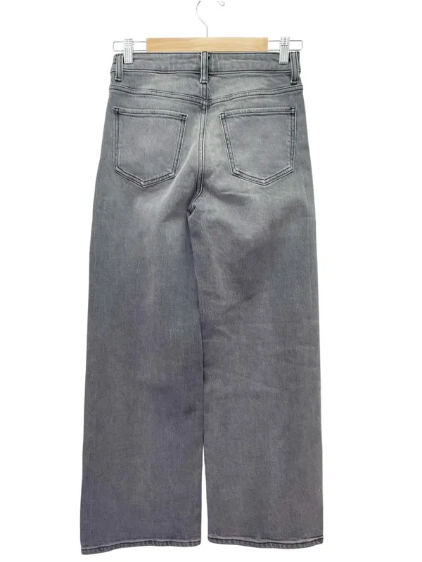 Quince Bella Stretch Relaxed Straight Jeans Sz 26 Stonewashed Grey NWT High Rise - Image 4