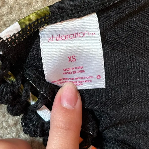 Xhilaration Padded Triangle Bikini Top Size XS - Image 3