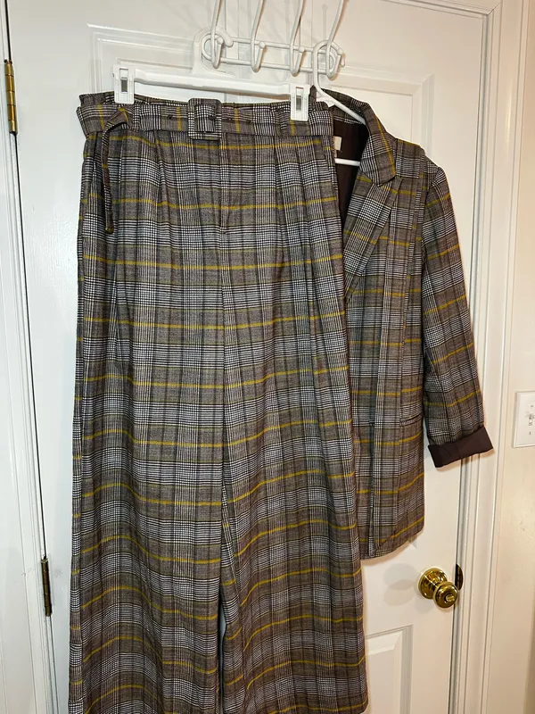 A New Day Plaid Pantsuit Set - Image 7
