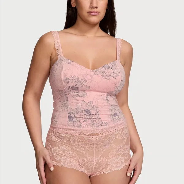 New VICTORIA'S SECRET Modal &‎ Lace Cropped Cami Set - Image 3