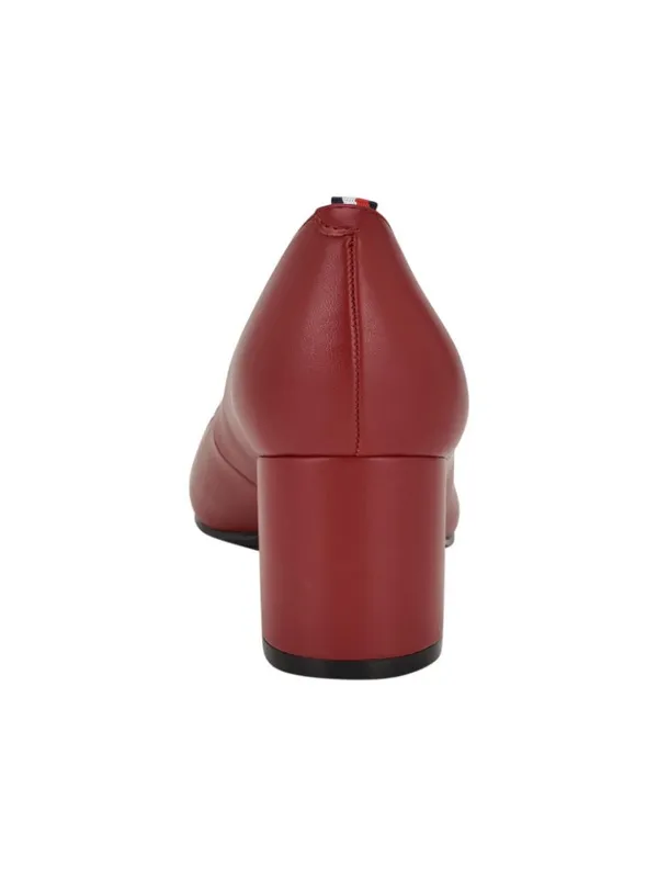 NWT Tommy Hilfiger Womens Nanya Block Heel Pumps TWNANYA Red 7.5M - Image 3