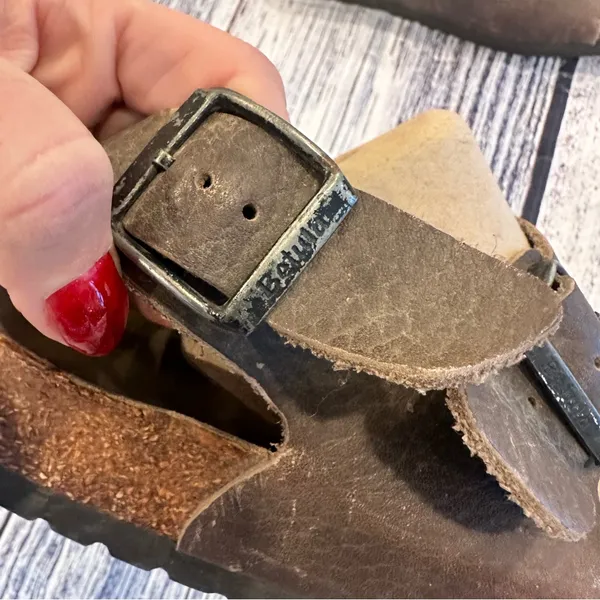 Birkenstock Betula Milano Brown Leather Sandals - Image 3