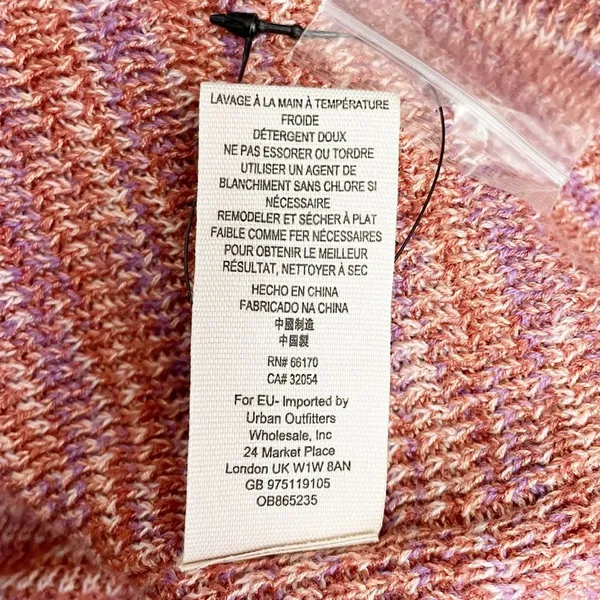 NWT Free People Making Memories Cropped Henley Sweater Size Medium Terra Cotta - Image 14
