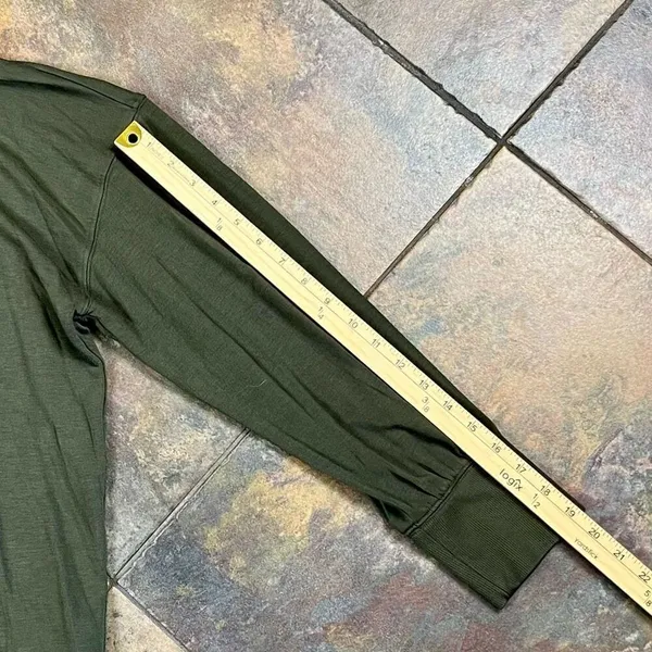 Lou & Grey Signaturesoft Quarter Zip Sweatshirt Olive Army Green XL - Image 5