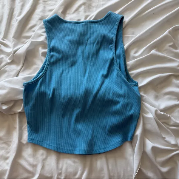 Wild Fable Blue Crop Top - Image 3