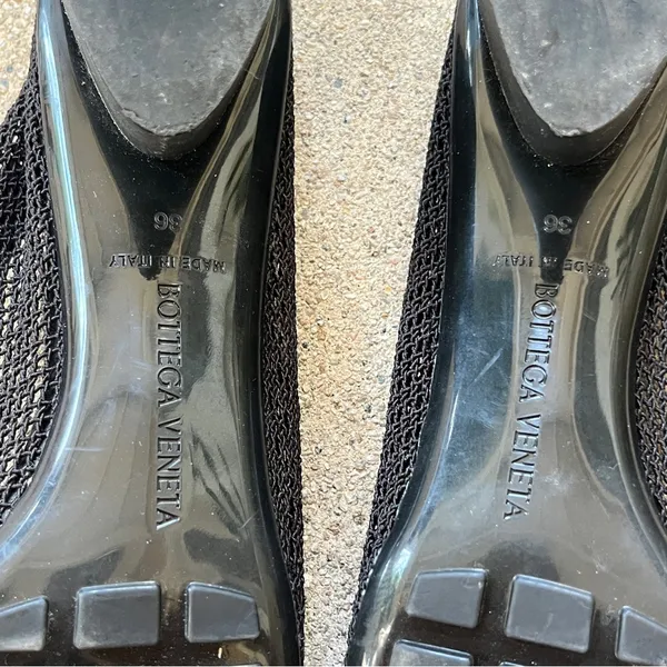 Bottega Veneta ATOMIC Net Heel Pump EUC 36 - Image 13
