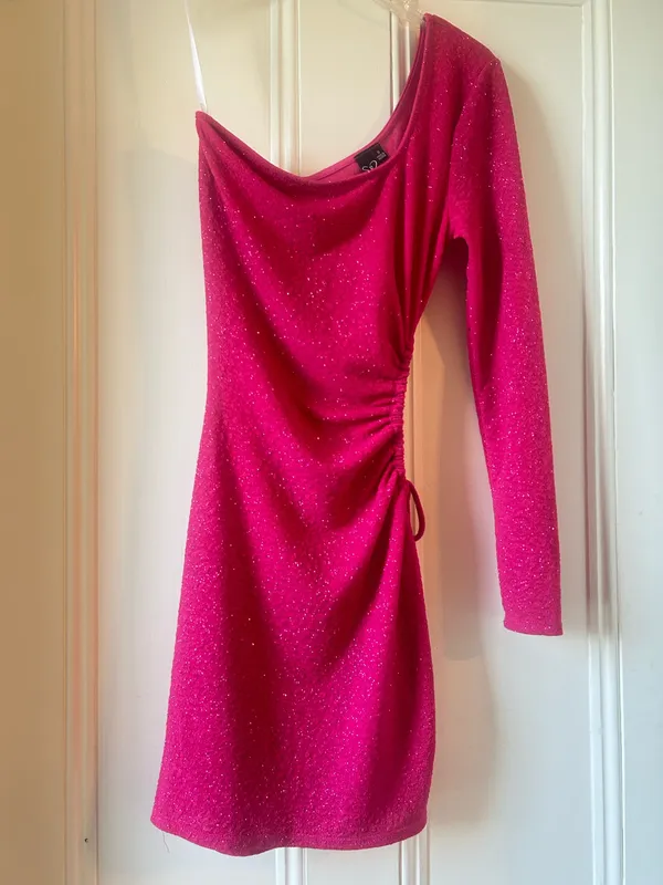 Windsor Pink Glitter Dress - Image 2