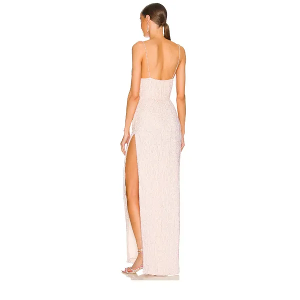Retrofête Katya Pink Maxi Gown Dress Womens Size XS New NWT - Image 2