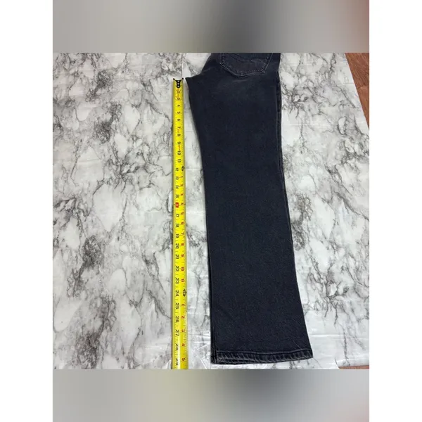 American Eagle Outfitters Black Denim Skinny Jeans high rise size 8 casual - Image 8
